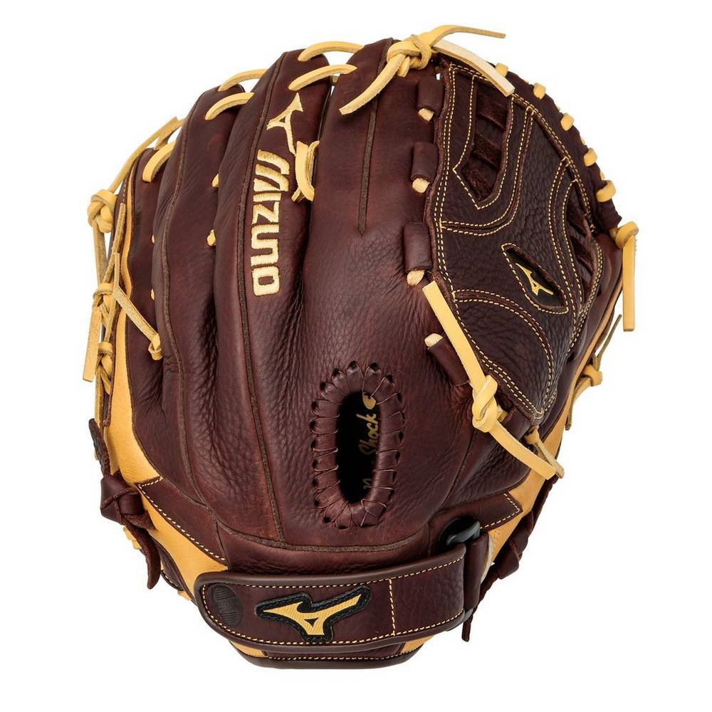 Panske Rukavice Mizuno Franchise Series Slowpitch 13" Softball Káva Vypredaj HZCJ86312
